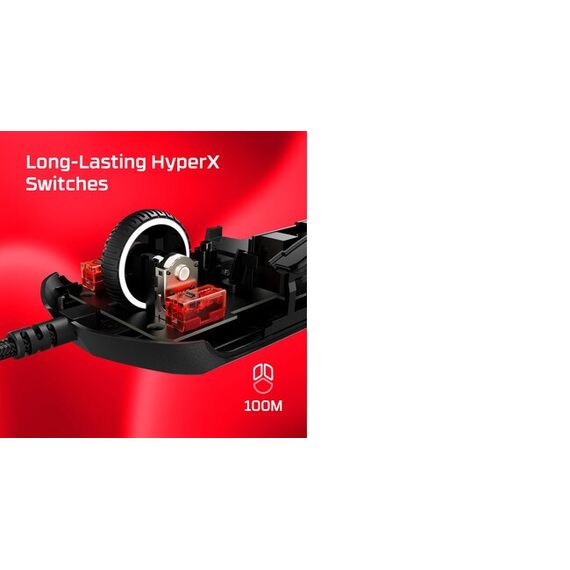 HyperX Pulsefire Haste 2 - Mouse - optical - 6 buttons  | 6N0A7AA