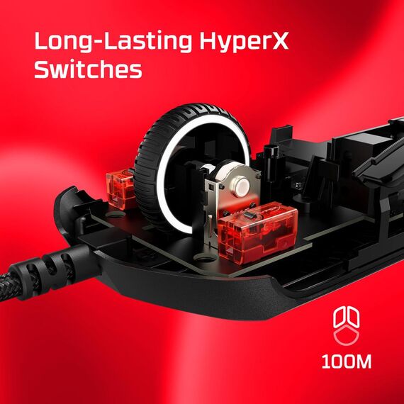 HyperX Pulsefire Haste 2 - Mouse - optical - 6 buttons  | 6N0A7AA