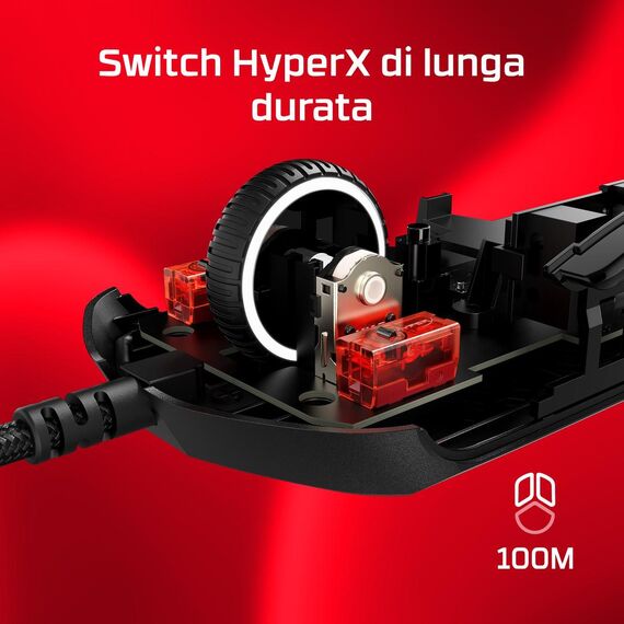 HyperX Pulsefire Haste 2 - Mouse - optical - 6 buttons  | 6N0A7AA