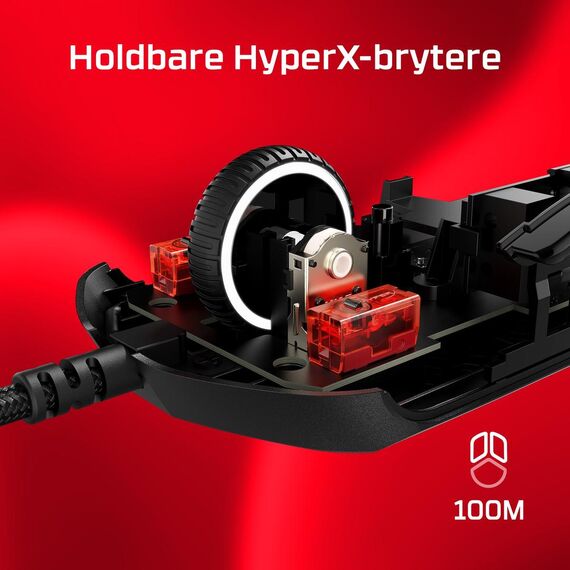 HyperX Pulsefire Haste 2 - Mouse - optical - 6 buttons  | 6N0A7AA