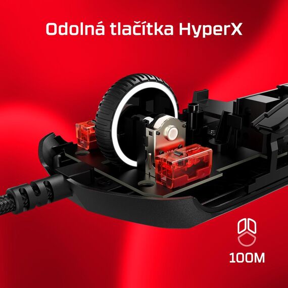 HyperX Pulsefire Haste 2 - Mouse - optical - 6 buttons  | 6N0A7AA