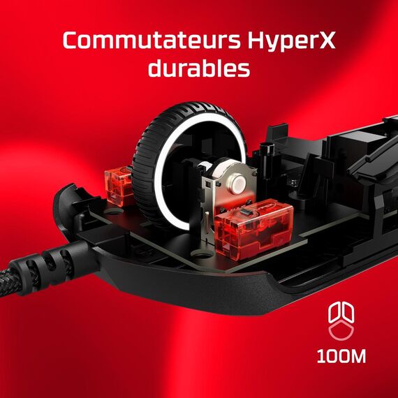 HyperX Pulsefire Haste 2 - Mouse - optical - 6 buttons  | 6N0A7AA