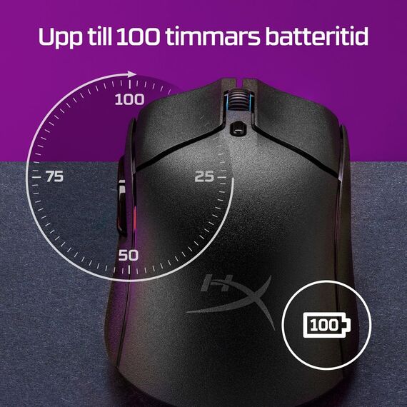 HyperX Pulsefire Haste 2 - Mouse - optical - 6 buttons  | 6N0B0AA