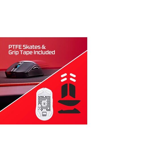 HyperX Pulsefire Haste 2 - Mouse - optical - 6 buttons  | 6N0B0AA