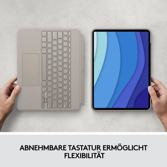 Logitech Combo Touch - Keyboard and folio case - wit | 920-010217