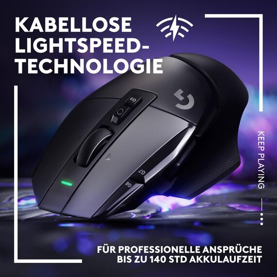 Logitech G G502 X LIGHTSPEED - Mouse - optical - 8 b | 910-006180