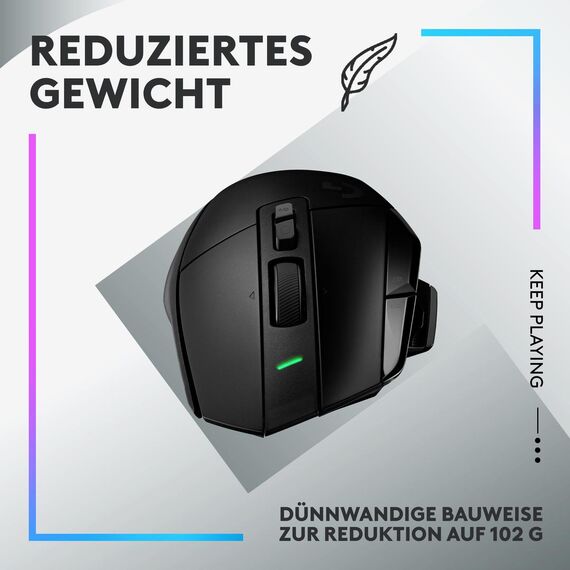 Logitech G G502 X LIGHTSPEED - Mouse - optical - 8 b | 910-006180