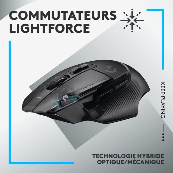 Logitech G G502 X LIGHTSPEED - Mouse - optical - 8 b | 910-006180
