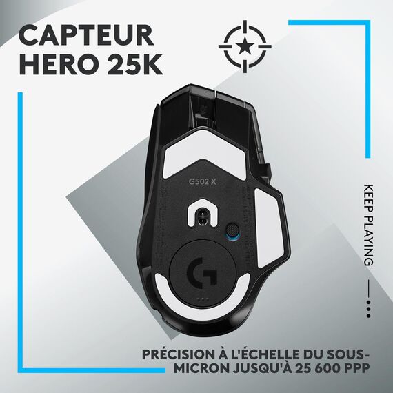 Logitech G G502 X LIGHTSPEED - Mouse - optical - 8 b | 910-006180