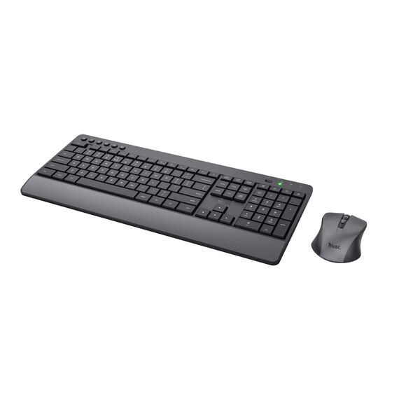 Trust Trezo Comfort - Keyboard and mouse set - wireless - | 24532