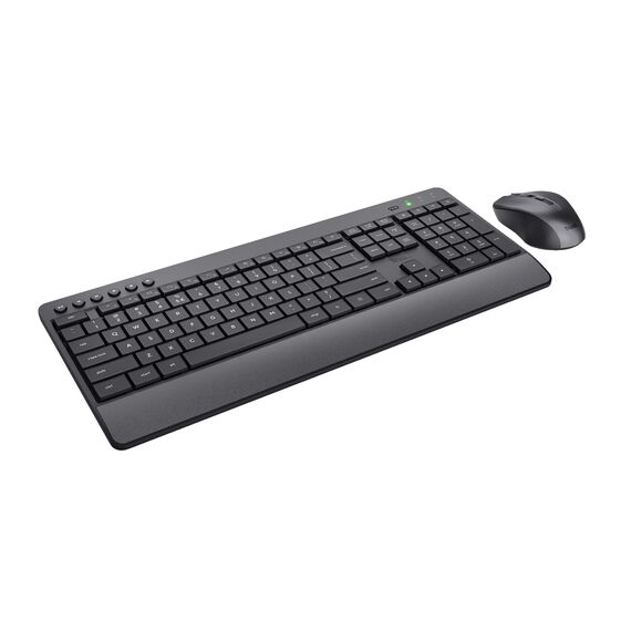 Trust Trezo Comfort - Keyboard and mouse set - wireless - | 24532
