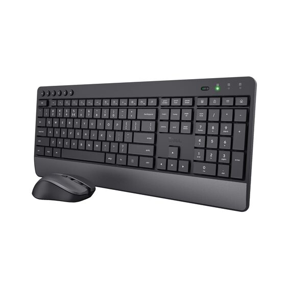 Trust Trezo Comfort - Keyboard and mouse set - wireless - | 24532