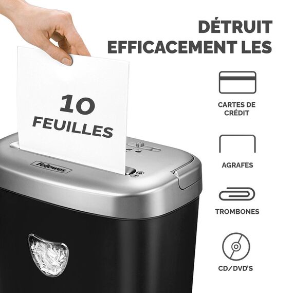 Fellowes Powershred 53C - Shredder - cross-cut - 4 x 35 | 4653101