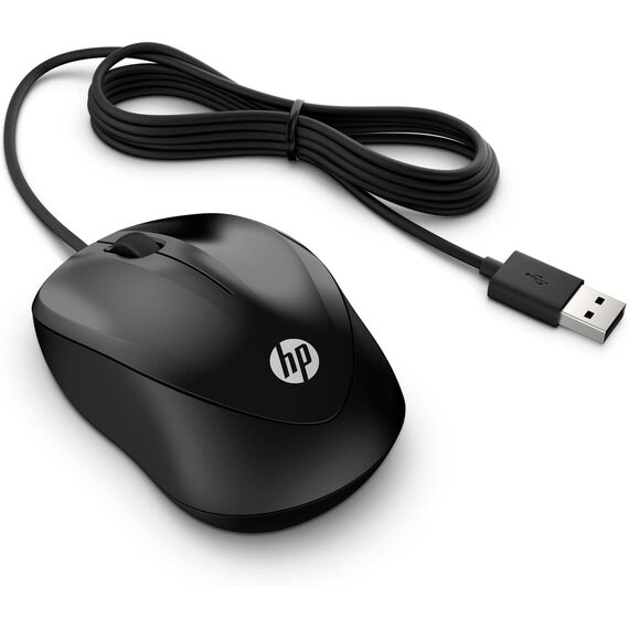 HP 1000 - Mouse - right and left-handed - wired - U | 4QM14AA#ABB