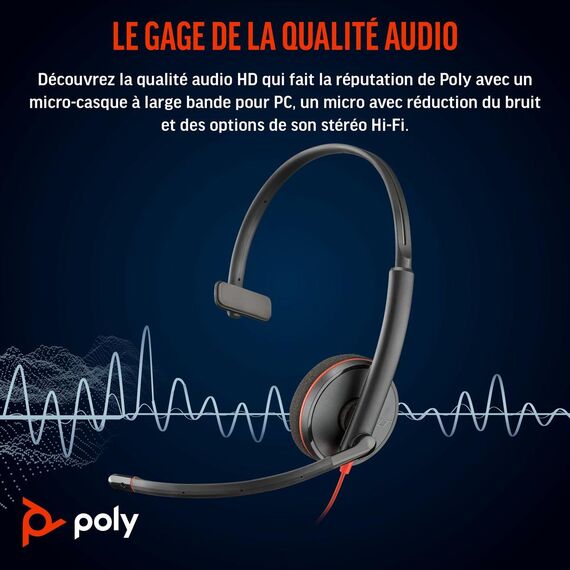 Poly Blackwire 3210 - Blackwire 3200 Series - headset - | 8X2J8A6