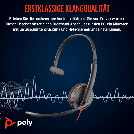 Poly Blackwire 3210 - Blackwire 3200 Series - headset - | 8X2J8A6