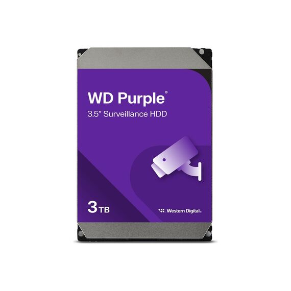 WD Purple WD33PURZ - Hard drive - 3 TB - surveillance - internal