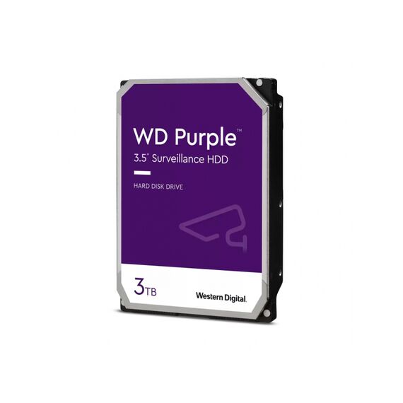 WD Purple WD33PURZ - Hard drive - 3 TB - surveillance - internal