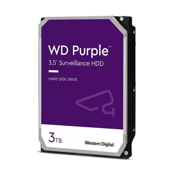 WD Purple WD33PURZ - Hard drive - 3 TB - surveillance - internal