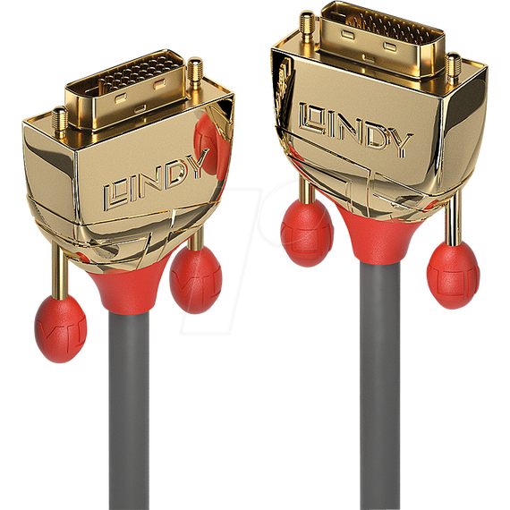 Lindy Gold - DVI cable - dual link - DVI-D (M) to DVI-D ( | 36208