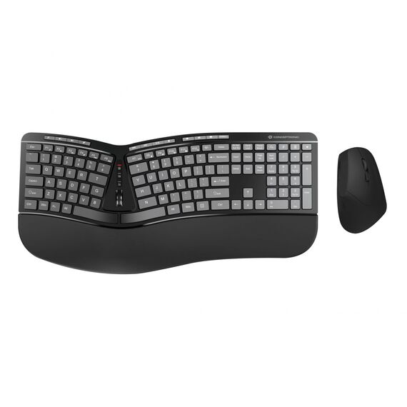 Conceptronic Wireless Keyboard+Mouse ergo Layout US  | ORAZIO02US