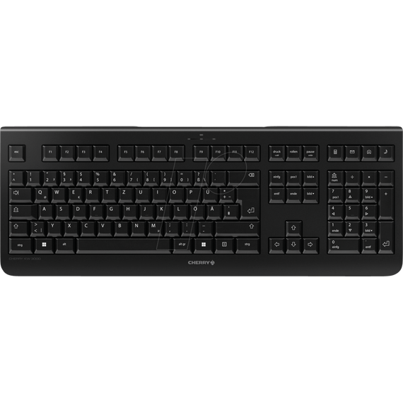 CHERRY KW 300 - Keyboard - low-noise, full-size - w | JK-3000DE-2