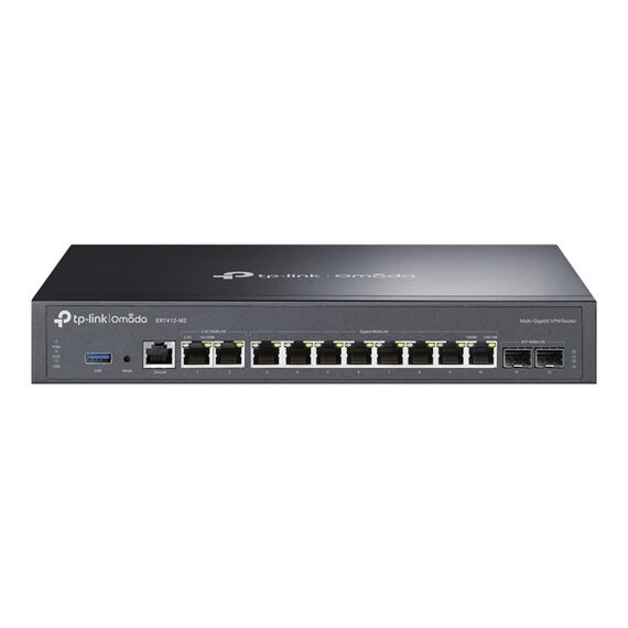 TP-Link Omada ER7412-M2 V1 - - router - 12-port switch - 1GbE, 2.