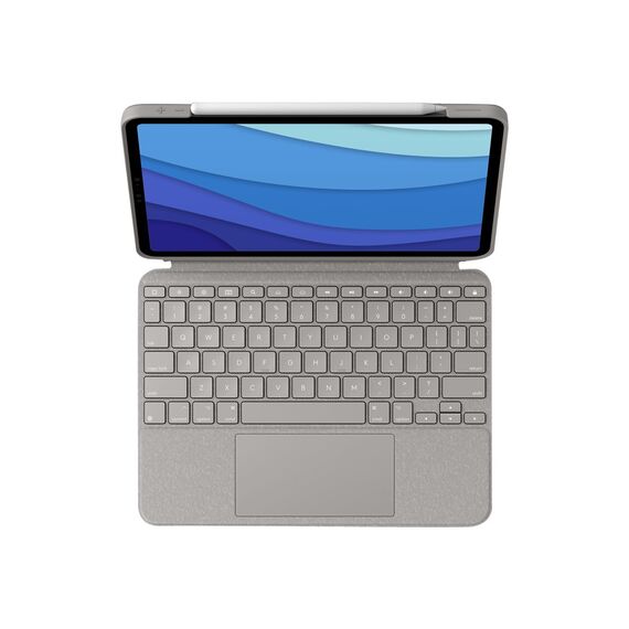 Logitech Combo Touch - Keyboard and folio case - wit | 920-010166