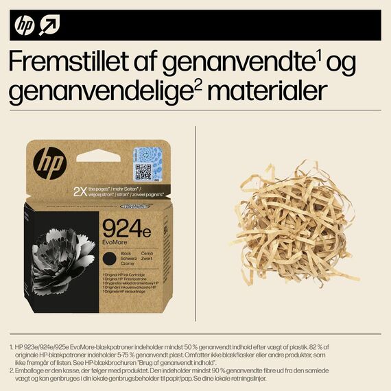 HP 924e EvoMore - Black - original - ink cartridge  | 4K0V0NE#SE1