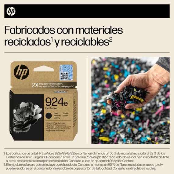 HP 924e EvoMore - Black - original - ink cartridge  | 4K0V0NE#SE1
