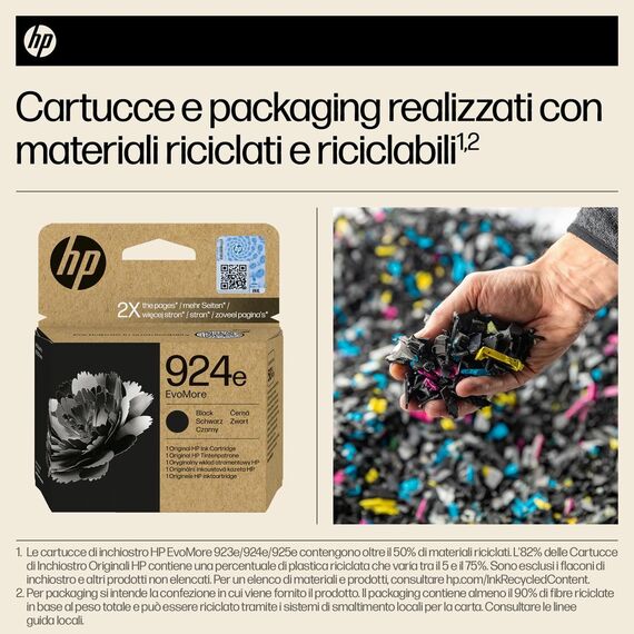 HP 924e EvoMore - Black - original - ink cartridge  | 4K0V0NE#SE1