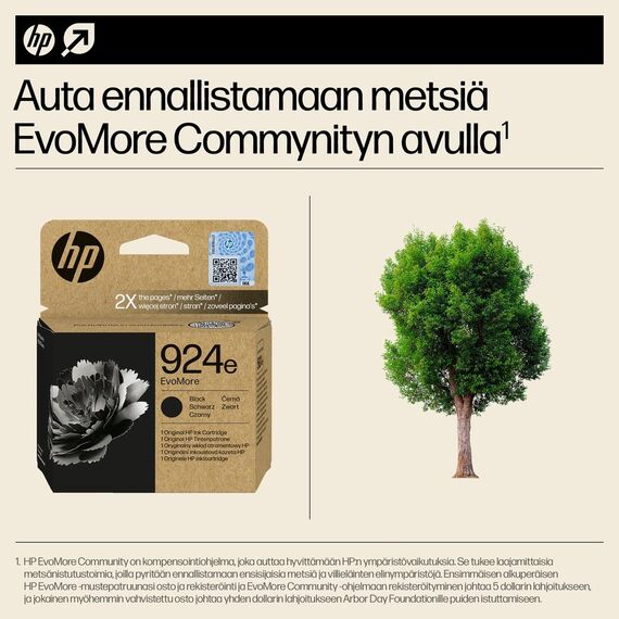 HP 924e EvoMore - Black - original - ink cartridge  | 4K0V0NE#SE1