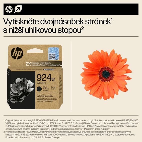 HP 924e EvoMore - Black - original - ink cartridge  | 4K0V0NE#SE1