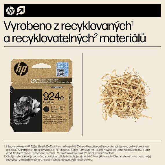 HP 924e EvoMore - Black - original - ink cartridge  | 4K0V0NE#SE1