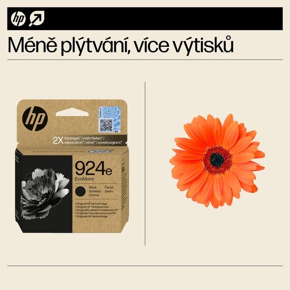 HP 924e EvoMore - Black - original - ink cartridge  | 4K0V0NE#SE1