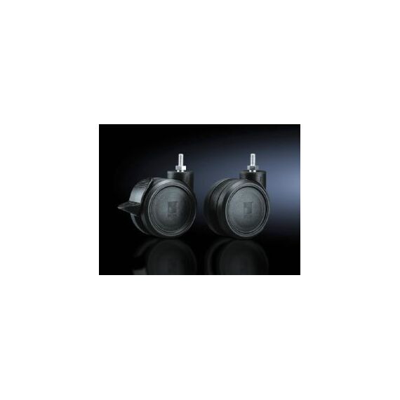 Rittal - Rack casters kit - black - for PS | 7495000