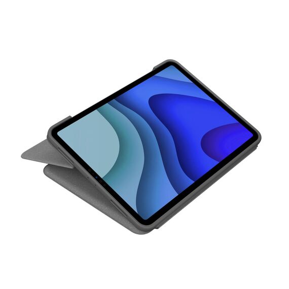 Logitech Folio Touch - Keyboard and folio case - wit | 920-009748