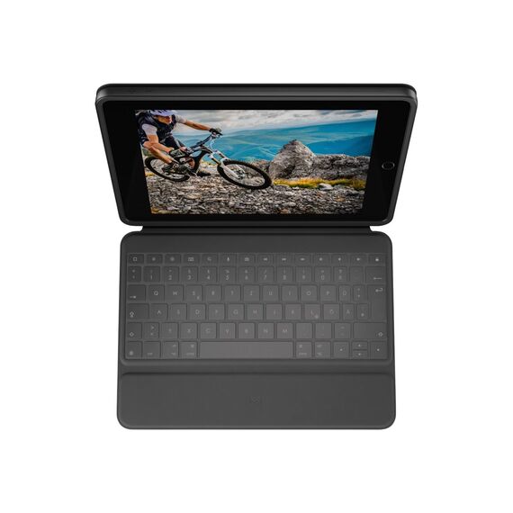 Logitech Rugged Folio - Keyboard and folio case - Ap | 920-011204