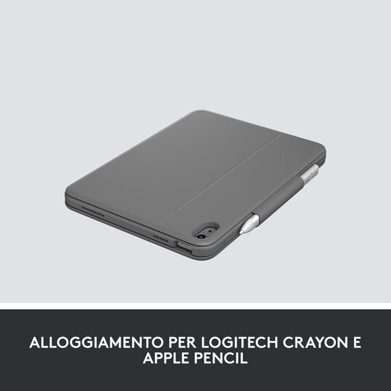 Logitech Rugged Folio - Keyboard and folio case - Ap | 920-011204