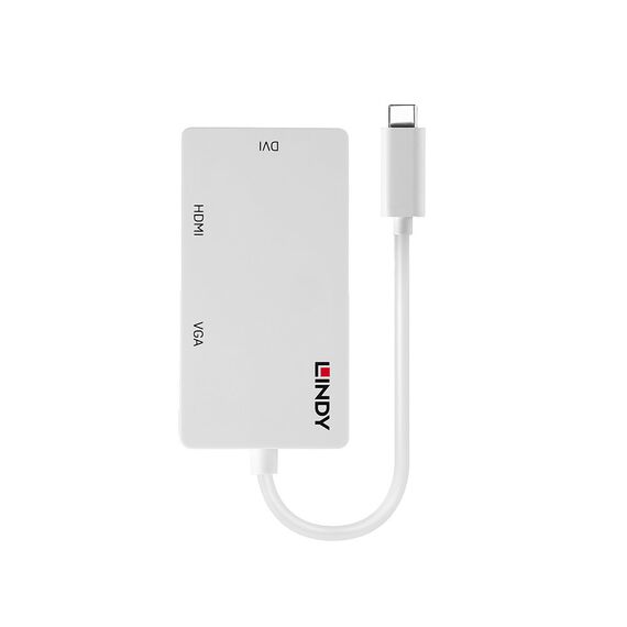 Lindy - External video adapter - VL100 - USB-C 3.1 - DVI, | 43273