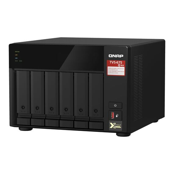 QNAP TVS-675 - NAS server - 6 bays - SATA 6Gb/s - RA | TVS-675-8G