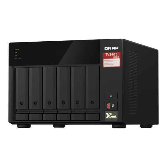 QNAP TVS-675 - NAS server - 6 bays - SATA 6Gb/s - RA | TVS-675-8G
