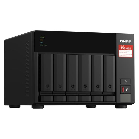 QNAP TVS-675 - NAS server - 6 bays - SATA 6Gb/s - RA | TVS-675-8G