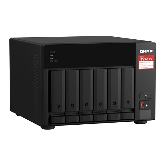 QNAP TVS-675 - NAS server - 6 bays - SATA 6Gb/s - RA | TVS-675-8G