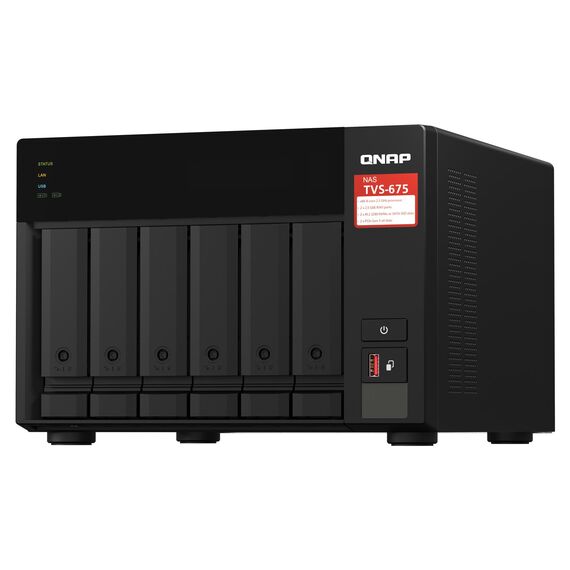 QNAP TVS-675 - NAS server - 6 bays - SATA 6Gb/s - RA | TVS-675-8G