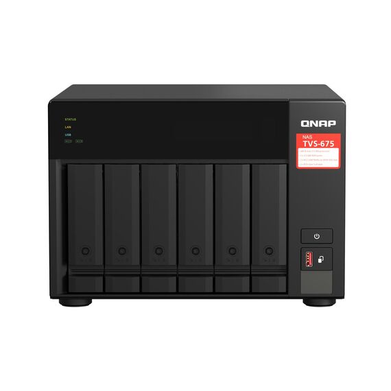 QNAP TVS-675 - NAS server - 6 bays - SATA 6Gb/s - RA | TVS-675-8G