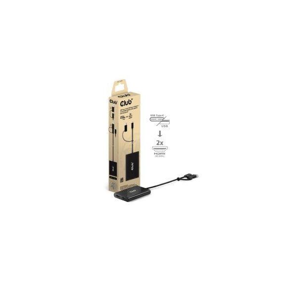 Club 3D Adapter USBC USB A> 2x HDMI 4Ka60Hz  CSV1475