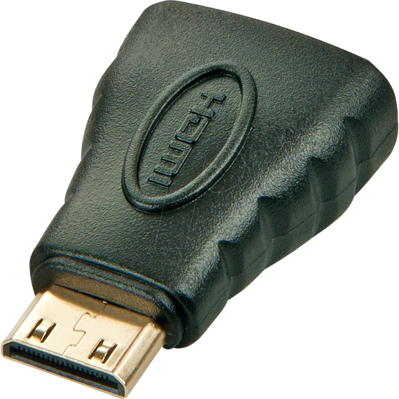 Lindy - HDMI adapter - HDMI (F) to mini HDMI (M) | 41207