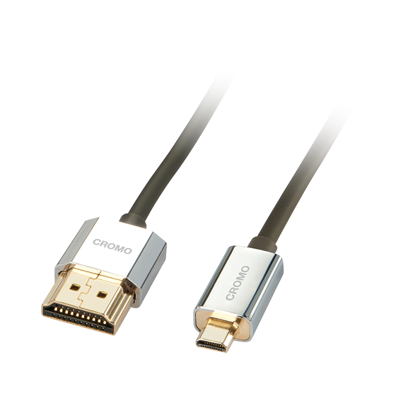 Lindy CROMO Slim High Speed HDMI to micro HDMI Cable with | 41680