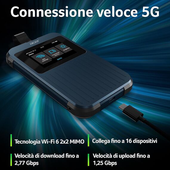 Acer Connect Enduro M3 - Mobile hotspot - 5G LTE - | FF.G2DTA.001